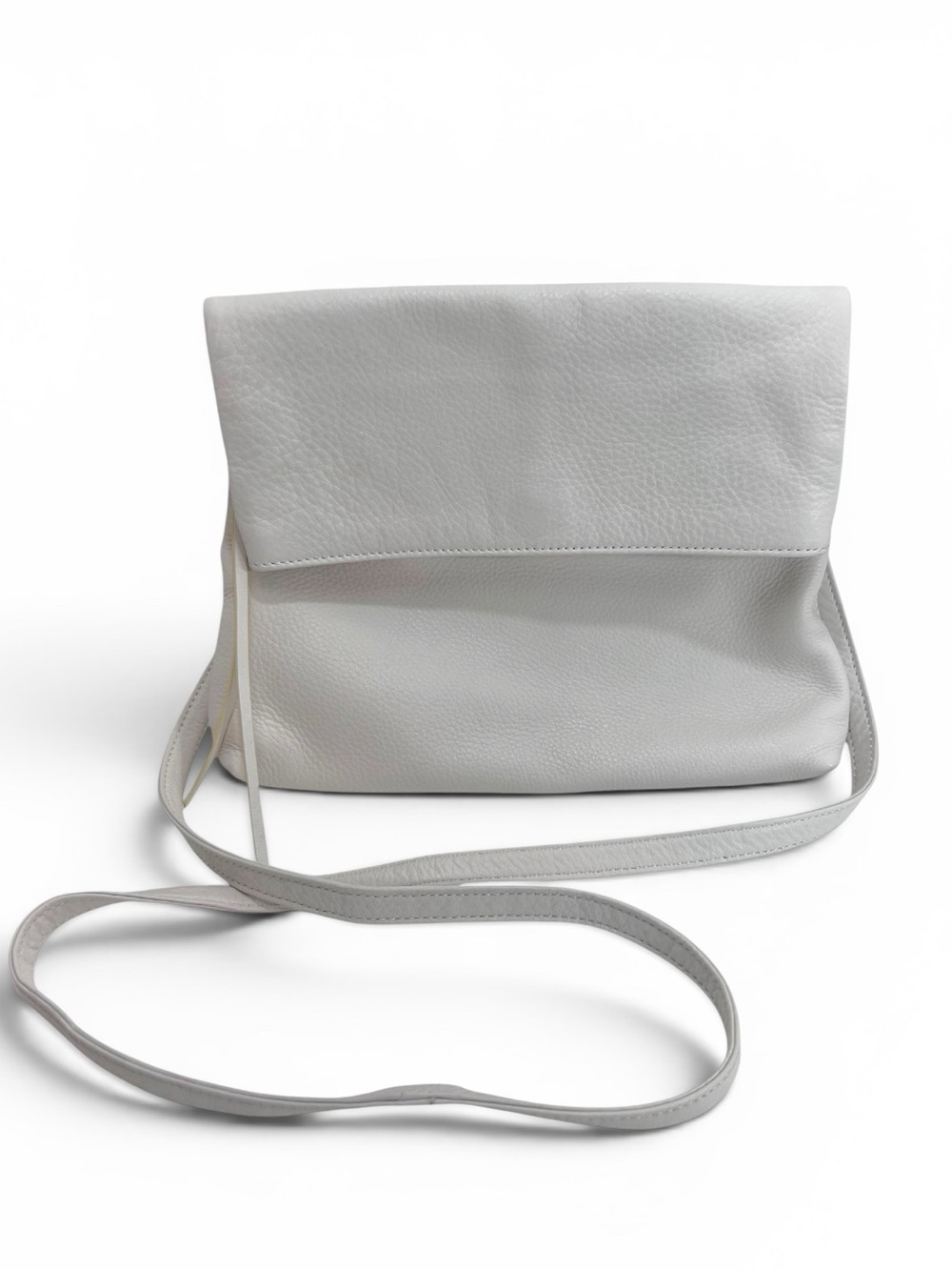 HOBO DRAFT Pebbled Leather Fold-Over Crossbody Bag
